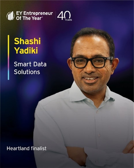 Shashi Yadiki of Smart Data Solutions, EY Entrepreneur Of The Year 2025 Heartland finalist