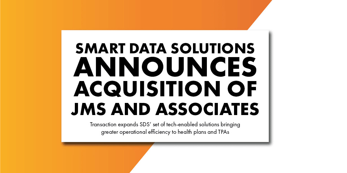 Press release graphic: Smart Data Solutions announces acquisition of JMS and Associates